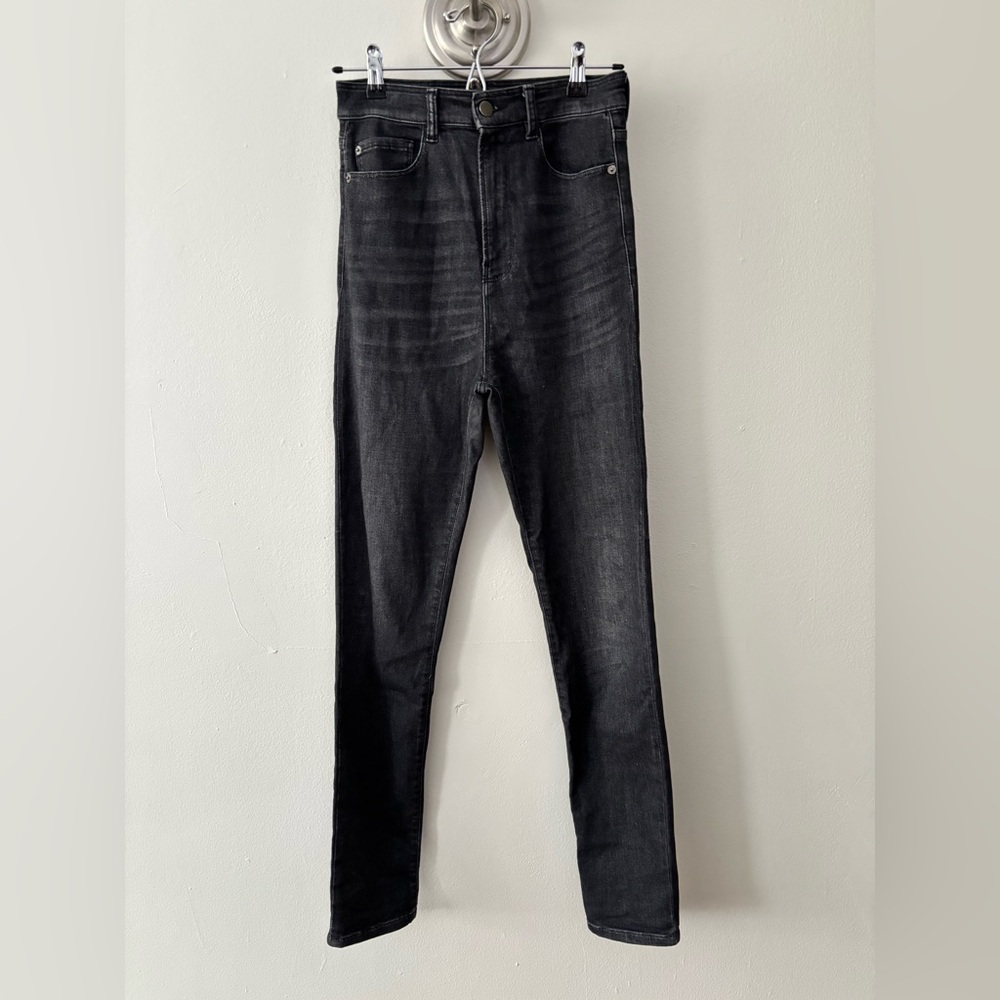 Emporio Armani High-Waisted Dark Gray Skinny Jeans